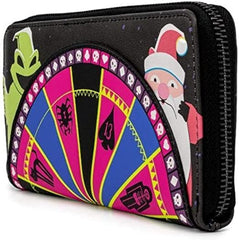 LOUNGEFLY Licensed Nightmare Before Christmas Oogie Boogie Zip Around Wallet
