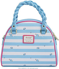 LOUNGEFLY Sanrio Tuxedo Sam Striped Crossbody Bag