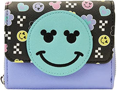 LOUNGEFLY Disney Mickey Y2K Flap Wallet