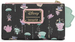 LOUNGEFLY Disney Alice In Wonderland A Very Merry Unbirthday To You Wallet