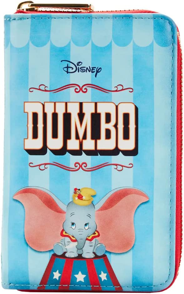 LOUNGEFLY Disney Dumbo Book Series Convertible Zip Around Wallet Dumbo One Size