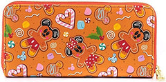 LOUNGEFLY Disney Ginger Bread Zip Around Wallet