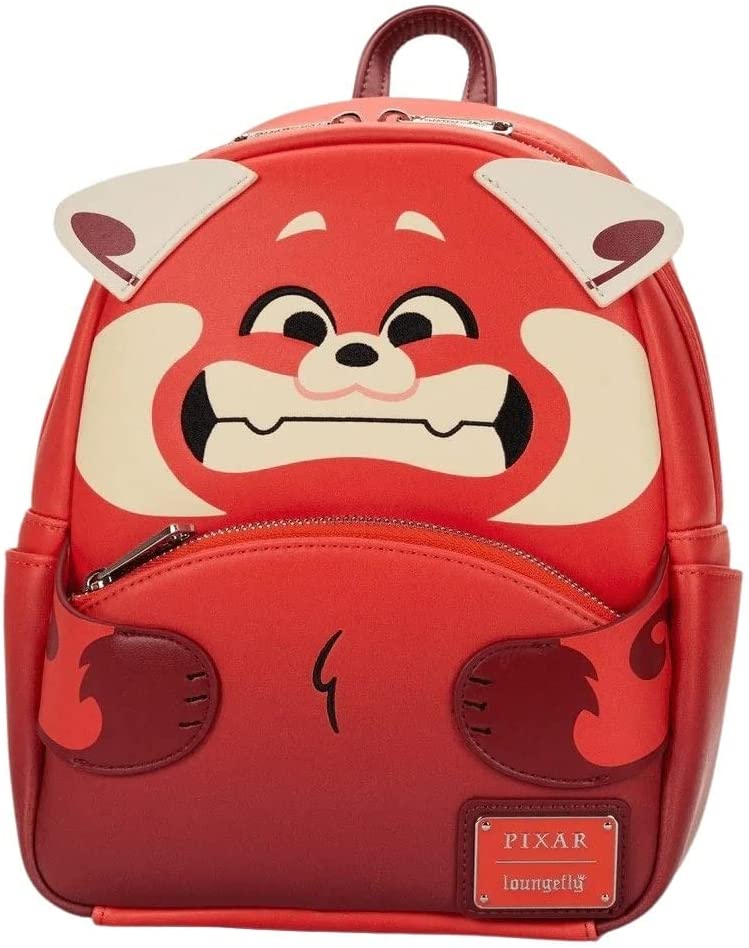 LOUNGEFLY Disney Pixar Turning Red Cosplay Womens Double Strap Shoulder Bag Purse