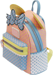 LOUNGEFLY Minnie Mouse Pastel Polka Dot Mini Backpack