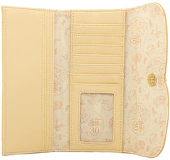 LOUNGEFLY Disney Beauty and The Beast 30th Anniversary Belle Cosplay Flap Wallet