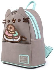 Loungefly Pusheen Donuts Womens Double Strap Shoulder Bag Purse