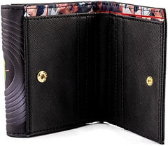 LOUNGEFLY The Beatles Let It Be Vinyl Record Faux Leather Wallet
