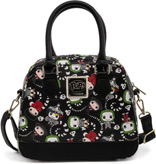 POP BY LOUNGEFLY BEETLEJUICE AOP CROSSBODY