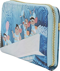 LOUNGEFLY Disney Cinderella Princess Scene Zip Around Wallet
