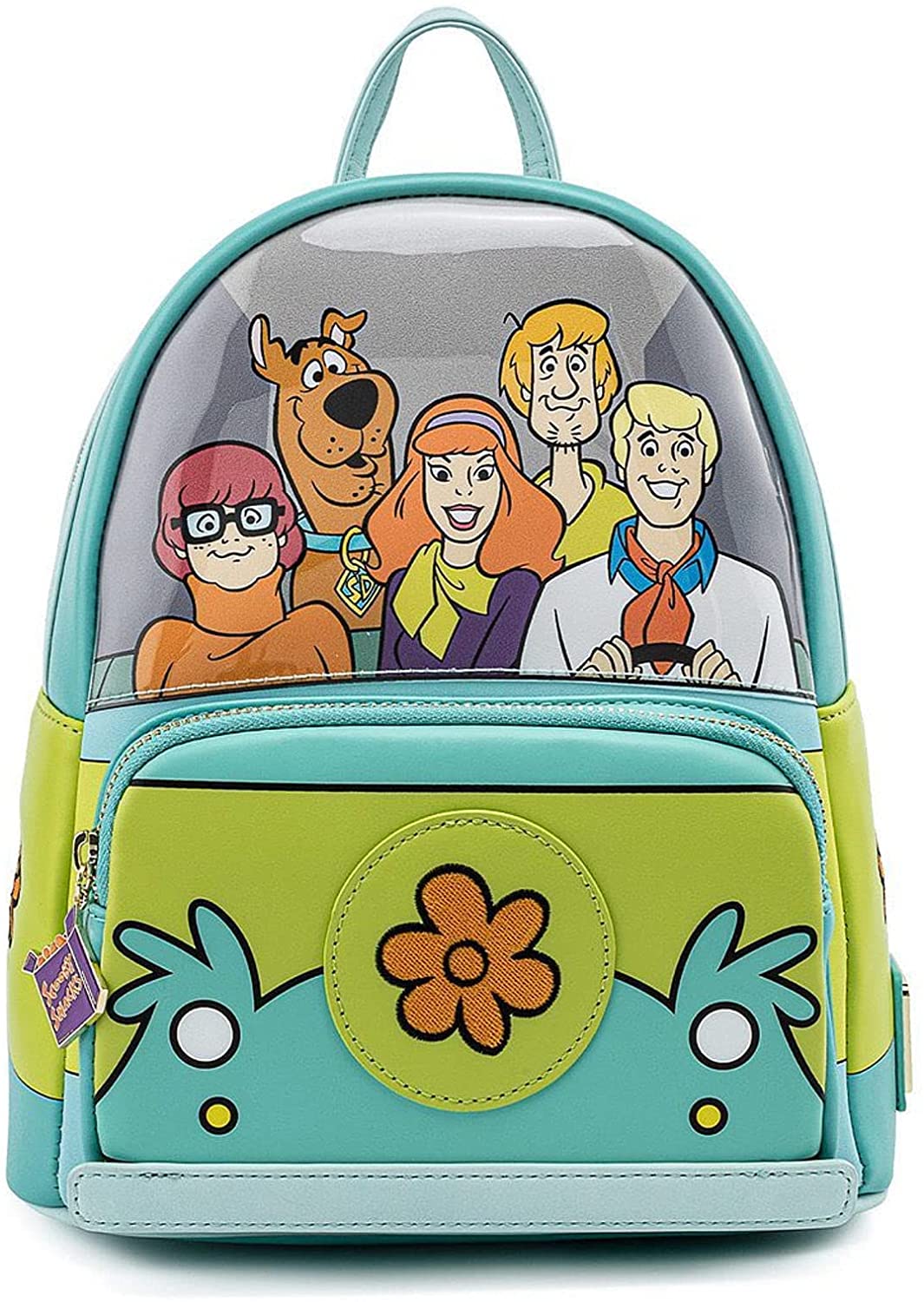 LOUNGEFLY Scooby Doo Mystery Machine Womens Double Strap Shoulder Bag Purse