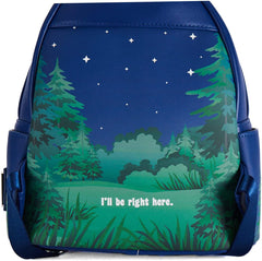 LOUNGEFLY ET I'll Be Right Here Womens Double Strap Shoulder Bag Purse