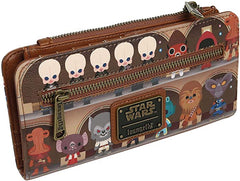 LOUNGEFLY Star Wars Cantina Scene Bifold Wallet