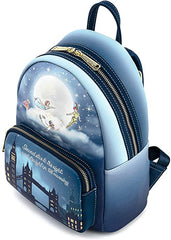 LOUNGEFLY Peter Pan Second Star Glow Mini Backpack