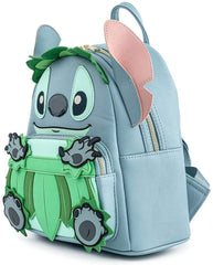 LOUNGEFLY Disney Stitch Luau Cosplay Womens Double Strap Shoulder Bag Purse