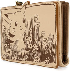 LOUNGEFLY Pokemon Pikachu Sepia Wallet
