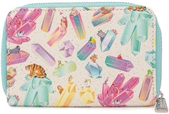 LOUNGEFLY Disney Crystal Sidekicks Zip Around Wallet