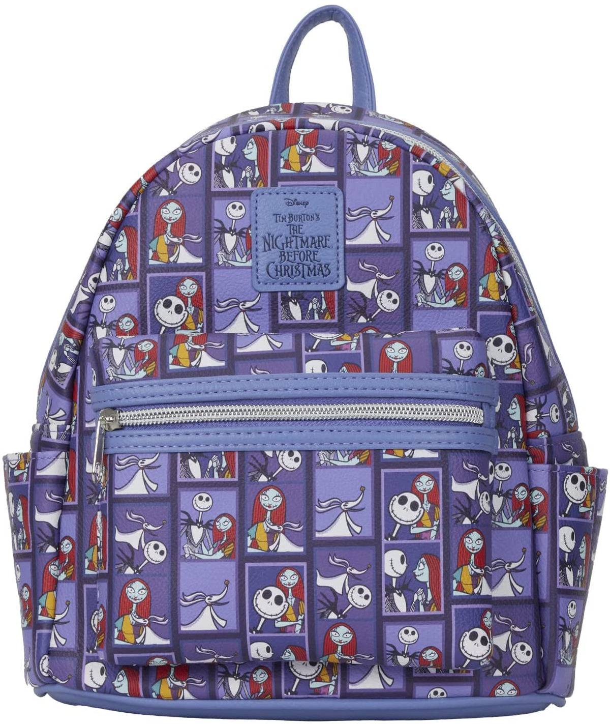 LOUNGEFLY x Nightmare Before Christmas Jack and Sally Valentine Mini Backpack