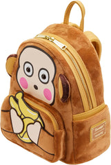 LOUNGEFLY Sanrio Monkichi Cosplay Womens Double Strap Shoulder Bag Purse