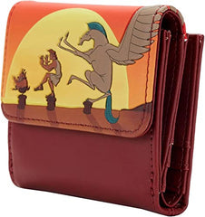 LOUNGEFLY Disney Hercules 25th Anniversary Sunset Wallet