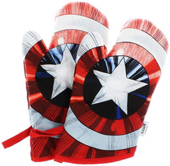 Captain America Shield Fabric Oven Mitt 2-Pack