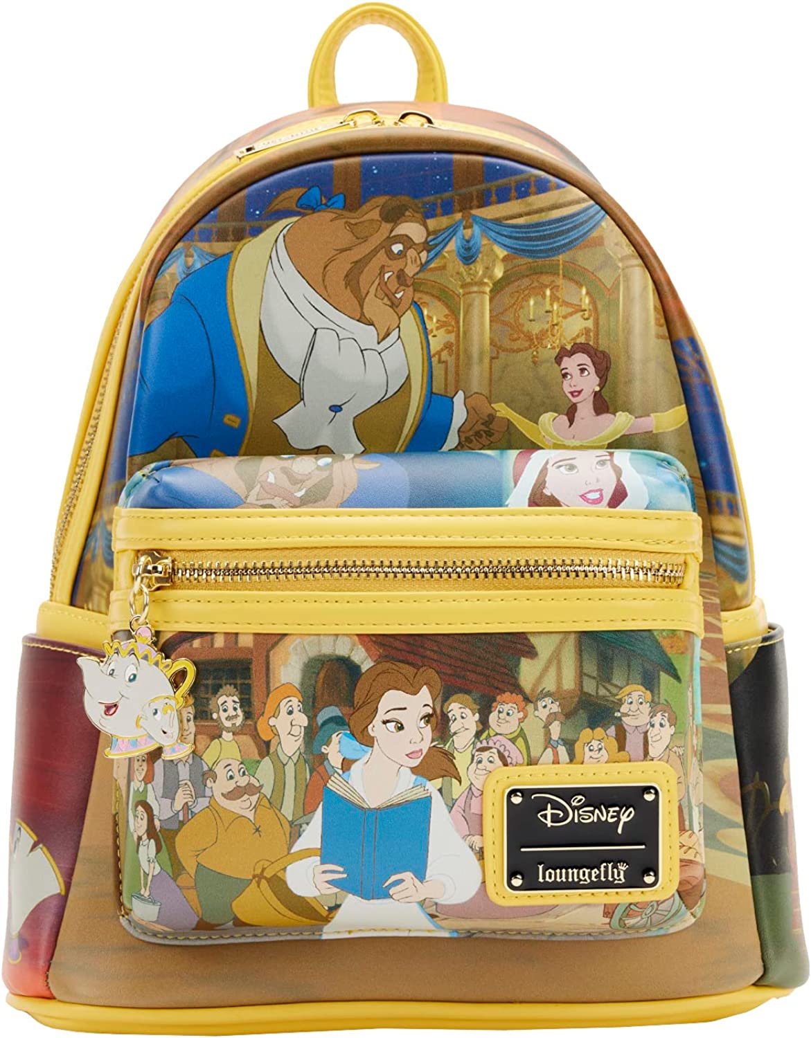 LOUNGEFLY Disney Beauty And The Beast Scene Mini Backpack