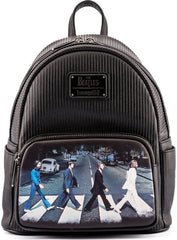LOUNGEFLY The Beatles Abbey Road Womens Double Strap Shoulder Bag Purse