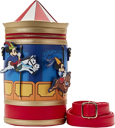 Loungefly Disney Brave Little Tailor Mickey & Minnie Crossbody Bag