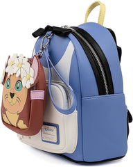 LOUNGEFLY Disney Alice in Wonderland Cosplay Mini Backpack with Detachable Wristlet
