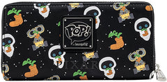 Loungefly Pop Disney Pixar Earth Day Wall-E Zip Around Wallet