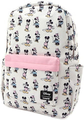 LOUNGEFLY Pastel Minnie Mickey Nylon Backpack Standard