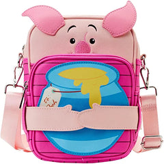 LOUNGEFLY Disney Winnie the Pooh Piglet “Crossbuddy” Bag
