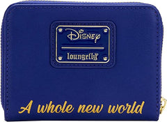 LOUNGEFLY Disney Aladdin 30th Anniversary Zip round Wallet