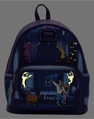 LOUNGEFLY Scooby Doo Monster Chase Womens Double Strap Shoulder Bag Purse