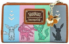 Loungefly Pokemon Eevee Evolutions Flap Wallet