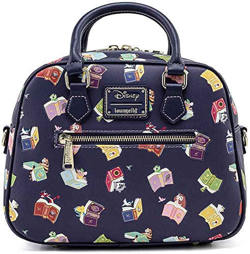 Loungefly Disney Princess Books AOP Crossbody Bag