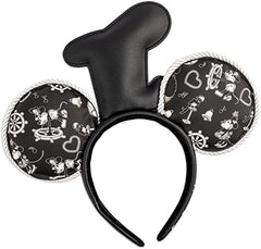 Loungefly Disney Mickey Mouse Steamboat Willie Applique Ears Headband