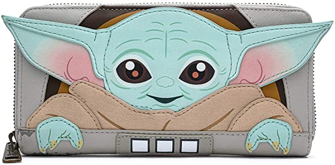 LOUNGEFLY Star Wars Baby Yoda The Mandalorian Wallet