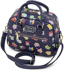 Loungefly Disney Princess Books AOP Crossbody Bag