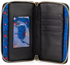 LOUNGEFLY Disney Princess Castle Series Belle Faux Leather Wallet
