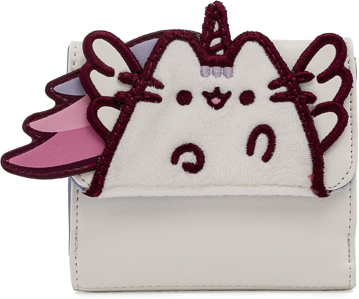 Loungefly Pusheen Unicorn Plush Flap Zip Wallet