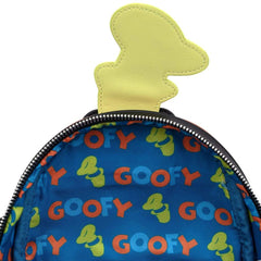 LOUNGEFLY Disney Goofy Cosplay Womens Double Strap Shoulder Bag Purse