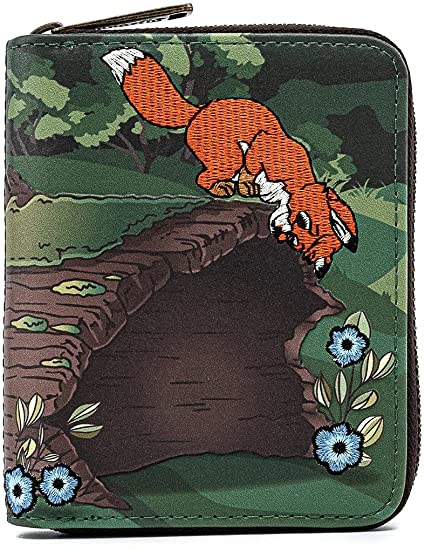 Loungefly Disney Fox and Hound Copper Tod Faux Leather Wallet