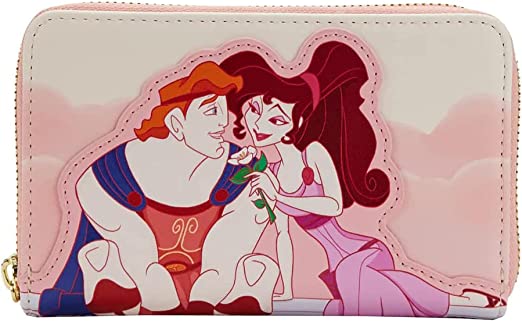 LOUNGEFLY Disney Hercules 25th Anniversary Meg & Herc Wallet