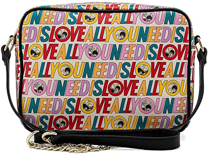 Loungefly The Beatles All You Need is Love Crossbody Bag