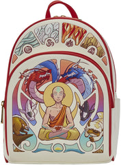 LOUNGEFLY Avatar Aang Meditation Womens Double Strap Shoulder Bag Purse