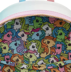 LOUNGEFLY My Little Pony Castle Womens Double Strap Shoulder Bag Purse