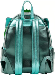 LOUNGEFLY Pokemon Metallic Bulbasaur Womens Double Strap Shoulder Bag Purse