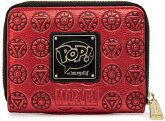 LOUNGEFLY Funko Pop! Marvel Ironman Zip Around Wallet