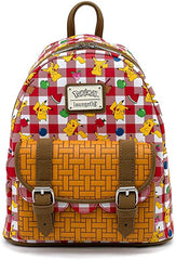 Loungefly Pokemon Pikachu Picnic Basket Double Strap Shoulder Bag