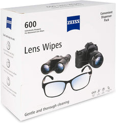 Zeiss Pre-Moistened Lens Cleaning Wipes, 6 x 5-Inches, 600 count